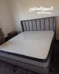  16 عروض نار على فرشات الزنبرك المجوز فقط 50دينار  170*190*25 200*180*25 قماش جاكار تركي مبطن