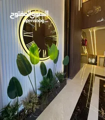  9 شبه ارضي مع ترس و مدخل  في الجبيهة قرب مسجد جبران بتشطيب فندقي مع تدفئة راكبة
