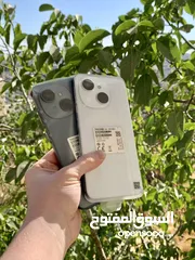  19 شبيه الايفون تكنو سبارك g1 128 جيجا الرام 4GB+4GB كفالة 13 شهر على الجهاز طبعا جديد مع مرفقاته