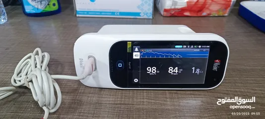  7 اوكسجين، شاشة علامات حيوية، تنفس، vital signs monitor,Masimo