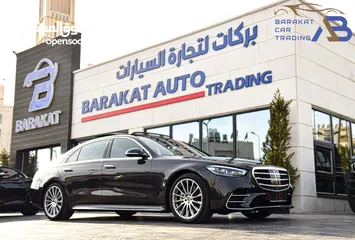  7 مرسيدس اس كلاس مايلد هايبرد وارد الوكالة 2022 Mercedes S450 4MATIC AMG Line Mild Hybrid