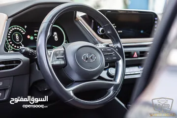  17 Hyundai Sonata 2022 Hybrid  يمكن التمويل بالتعاون مع المؤسسات المعتمدة لدى المعرض
