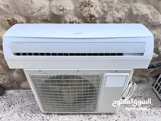  2 للتميز عنوان فخامة مكيف شارب مصنع قري النسخة الاصلية 2طن فل انفيرتر بحال الوكالة ماتور هتاشي ياباني