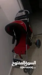  3 عربايه اطفال بحاله الوكاله بحاجه الا حزام الامان فقط وعرباي اثقيله