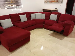  10 كورنر امريكي مستورد  ريكلاينر  حرف U فاااخر  جدا