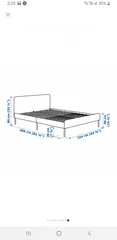  6 Bed frame and mattress ikea