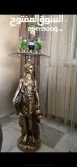  10 تمثال الحاملة الجرة الفخم باللون النحاسي ارتفاع 86 سم