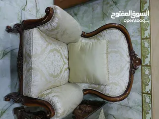  4 طخم خشب زان سبعة مقعد