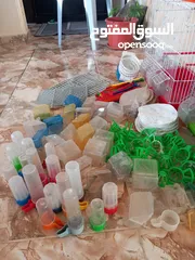  2 مستلزمات  طيور زينه اقفاص ومستلزمات الاقفاص والطيور والتعشيش