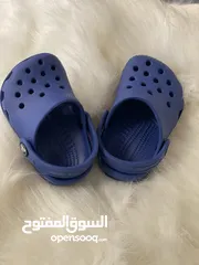  3 ‎كروكس للأطفال - أزرق - المقاس 2/3 (8 أشهر) Baby Crocs Clog - Blue - Size 2/3 (8 Months)