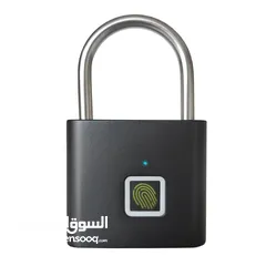  3 قفل حماية (keyless smart) يفتح القفل عن طريق بصمة الاصبع جودة مميزة و حماية قوية