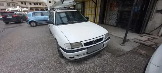  1 اوبل استرا 1997 ماتور 1600 بنزين  السعر ممي