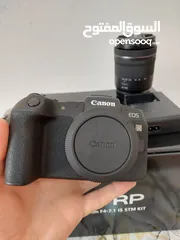  7 للبيع كاميرا canon Rp +عدسة 105_24  الكاميرا وكالة نظيفة جدا. -عداد الشتر 5k فقط،بجميع اغراضه