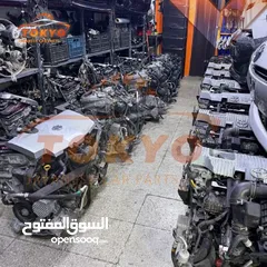  4 قطع مياكنيك والبودي وبطاريات الهايبرد ومحركات اصليه مستعمل يابانيه بحالة ممتازه تويوتا بريوس ونسيان