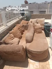 1 كنب للبيع مستعمل. عمان الرابية