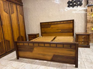  3 غرفة نوم ماستر فاخره و فخمه جداً   خشب لاتيه 18 ماركة الدب بالكامل ، عمق 60-سم