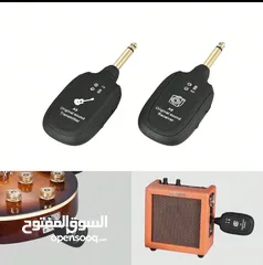  1 قطعة لاسلكي للجيتار مع سماعة جوده عاليه