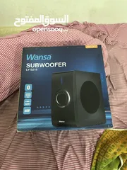  3 Wansa sound bar and subwoofer