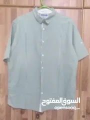  21 قمصان رجالي و وولادي جميع المقاسات ماركة زارا وبولو بأسعار مخفضة القميص ب دينارين