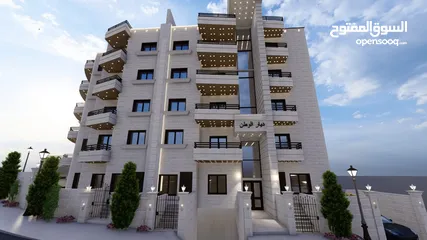  1 شقق فاخرة قيد التشطيب في اسكان الكهرباء مساحات متنوعة على 3 شوارع واسعة