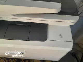  4 طابعه ليزر hp 277m مع فاكس و واي فاي