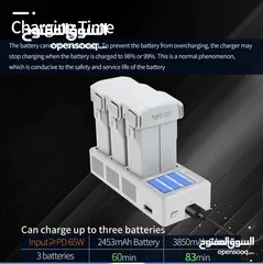  5 Dji mini 3/4 battery charger