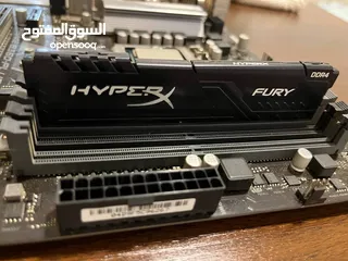  3 مجموعة قطع معالج i7 9700f + لوحة ام + رام + بور سبلاي 650 + تبريد