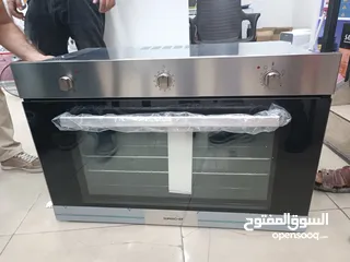  1 عرض نااار على فرن بلت ان سوبر شيف ايطالي 90 سم سلفر ستاتلس ستيل او اسود