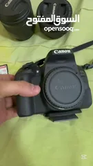  6 Photographer Camera Canon 800D with lenses كاميرا فوتوغرافية كانون مع العدسات
