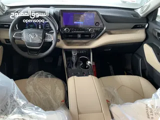 20 عرض خاص تويوتا هايلاندر 2024 صنف ليمتد فل الفل عداد زيرو مع كفاله 5 سنوات على الجمرك الجديد