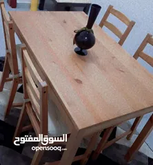  2 طاولة سفرة + اربع كراسي  dining table+4 cahirs