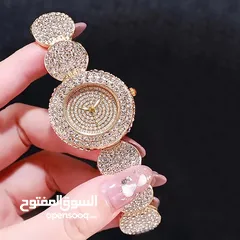  4 Luxury Rhinestone Quartz Bracelet Women's Watch