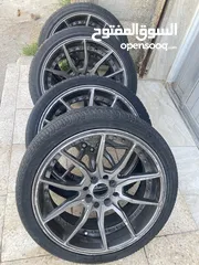  11 طقم جنط  فيزو مع كوشوك وكاله  للبيع