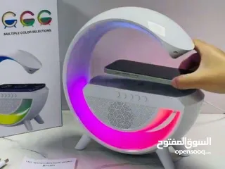  3 Led wireless charging speaker ‎مكبر الصوت شحن لاسلكية LED