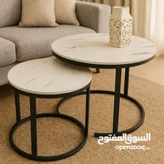  2 طاولات وسط