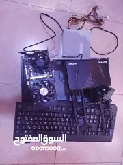  1 قطع كمبيوتر ونت منوعه وكرت 4 gb