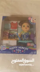  2 عروسه بيبي - baby alive happy hungry baby brown hair new