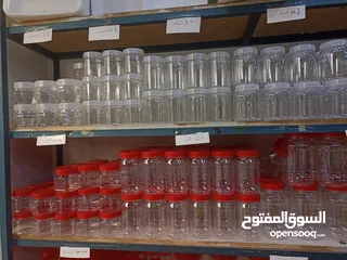  3 مرتبانات / مرطبانات بجميع الاحجام والاشكال / كاسات اكياس قصدير والاصناف بارخص الأسعار مقارنة بالجودة