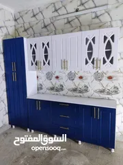  9 كاونتر بالون بريص hdf قياس 3امتار مع سنك مترونص مرمر