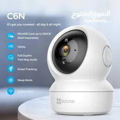  1 كاميرا متحركه EZVIZ لمراقبة المنازل والأطفال والمراجعة الداخليه 2MP موديل 2025