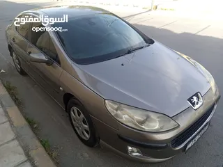  4 بيجو 407  بحالة الوكالة إستعمال شخصي  ترخيص سنة وتامين سنة السيارة نخب النخب محرك ممتاز جير ممتاز