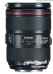  1 عدسة كانون105-24 full frame  Canon lenses الإصدار ll