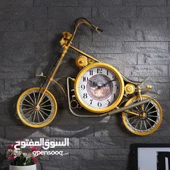  6 metal wall clock