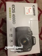  1 Canon camera 4000 D