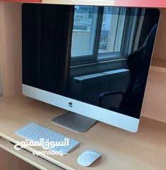  2 iMac 27" 5K Quad-Core Intel Core i5 3.8GHz 16GB RAM 8GB GPU 1TB SSD  DVD macOS+ Windows 10 Pro