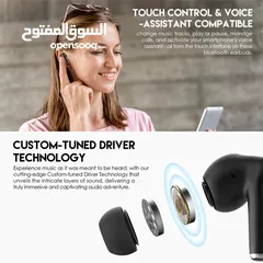  15 سماعة بلوتوث أصلي فانتيك Fantech TWS Bluetooth Wireless GROOVE BUDS+ TX2 Built-in Microphone