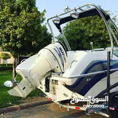  4 Sealine Boat Hannibal730 (24ft) full options , price without engine سعر القارب بدون محرك