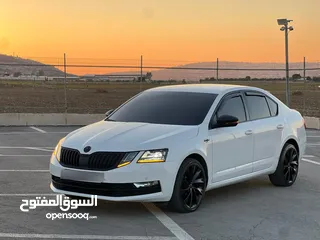 2 سكودا اكتافيا 2019/اتوماتيك ماتور 2000 ديزل فل الفل بدون فتحة بلاك اديشن