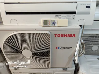  2 مكيفات توشيبا مستعملة فل إنڨيرتر شامل التركيب