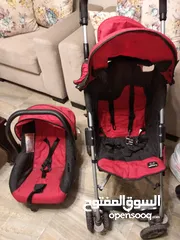  1 عرباية و كوت اطفال بحالة ممتازة